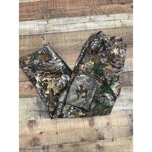 Men's Realtree Scent Control Soft shell Camo Hunting Cargo Pants  (2034)